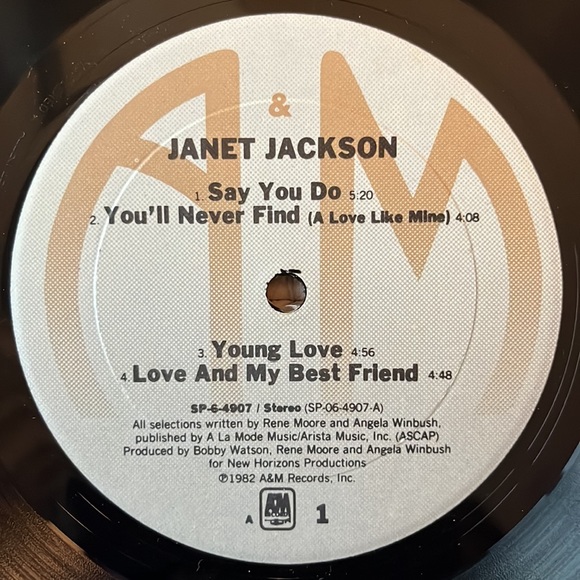 Janet Jackson - (Self-Titled) Vinyl LP - Picture 4 of 5